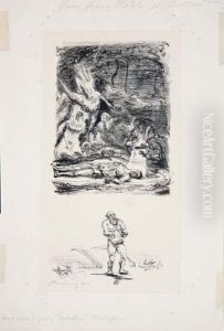 Illustration Wohl Zu Goethes Faust by Max Slevogt