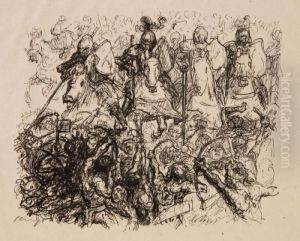 Vier Illustrationen.um 1910