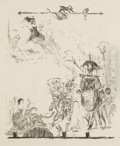 6 Bll.: Figurliche Kompositionen by Max Slevogt