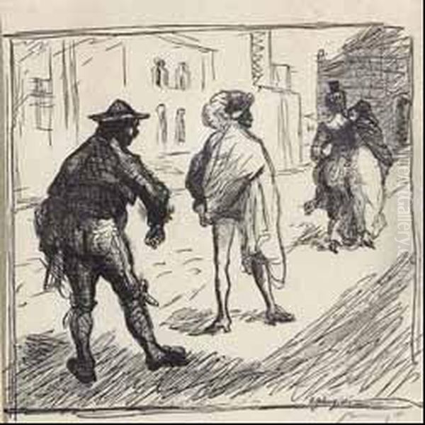 Illustration Zur Reinhardt-auffuhrung Von Goethes Faust. - view 1