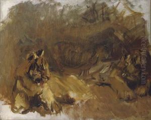 Lions by Max Slevogt
