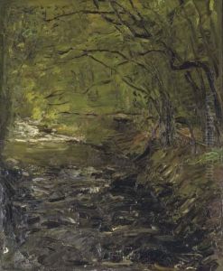 A Forest Creek by Max Slevogt