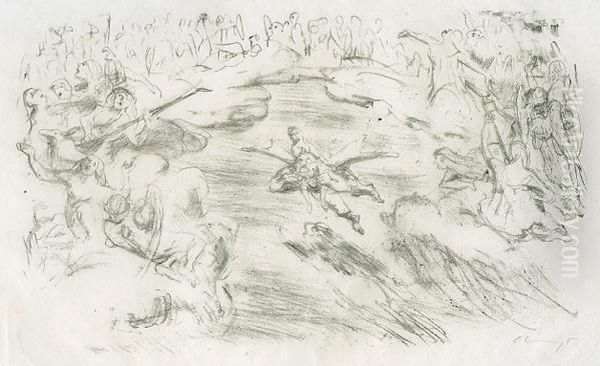 Hasan Fliegt Auf Den Schultern Des Feuerdrachen Bis An Diegrenzen Des Himmels ... 1921 - view 1