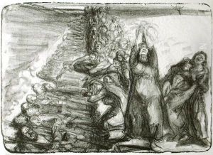Die Mutter 1917 by Max Slevogt