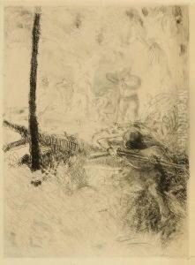 Am Lagerfeuer. 1904 Am Lagerfeuer. 1904