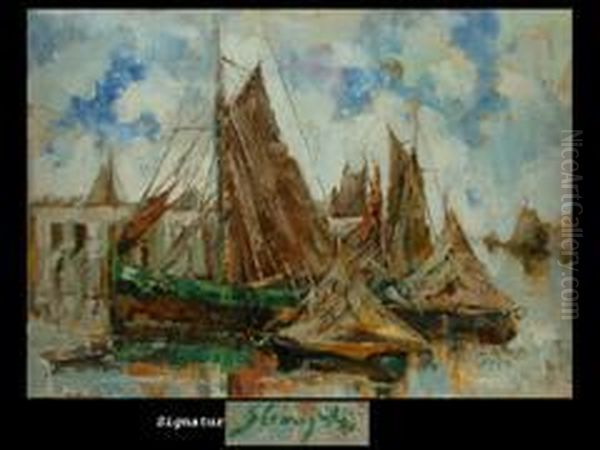 Das Segelschiff Mit Gruner Reling - view 1