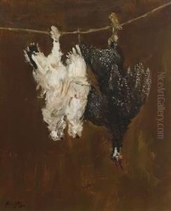 Schneehuhner Und
 Perlhuhn