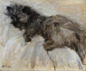 Schlafendes Hundchen by Max Slevogt