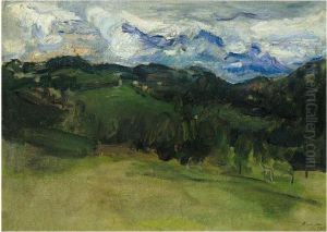 Gewitter Uber Dem Rosengarten Bei Bozen (storm Above The Rosengarten Near Bolzano)