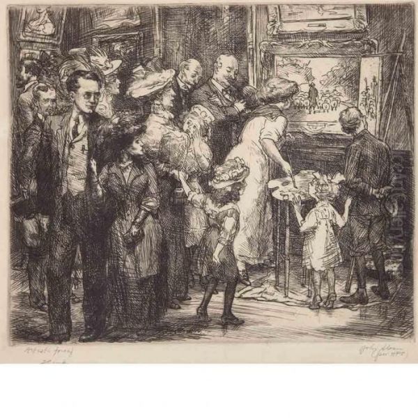 Copyist At The Metropolitan Museum - view 1