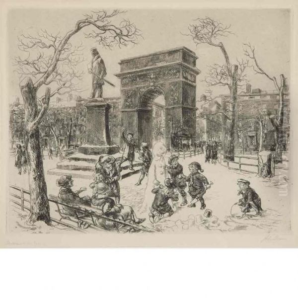 Sculpture In Washington Square (m. 218) - view 1