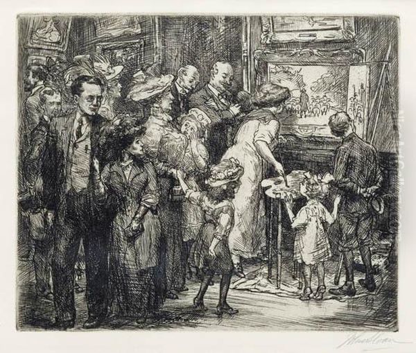 Copyist At The Metropolitan Museum - view 1