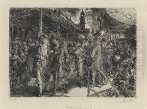 Sixth Avenue by John Sloan