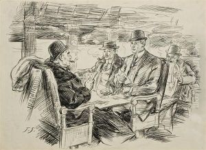 "lucky!" Cried Buck Thorne, "i Don't See The Luck" by John Sloan