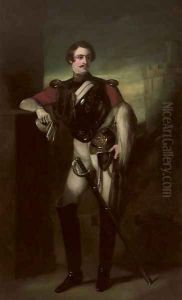 Portrait of a Life Guards officer by English School