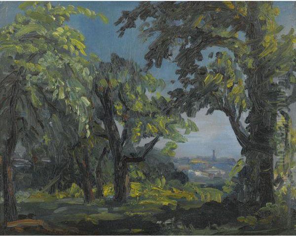 Glimpse Of New York From The Palisades - view 1