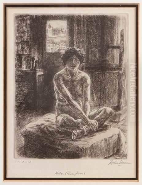 Nude On Posing Stand - view 1