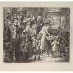 Connoisseurs Of Fine Prints by John Sloan