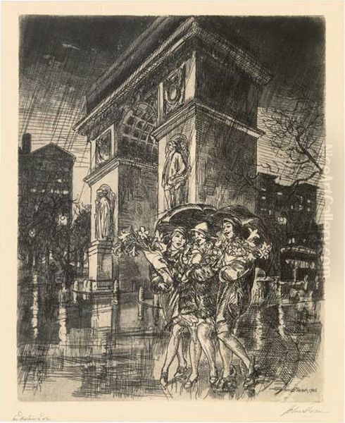 Easter Eve, Washington Square. - view 1