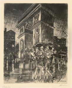 Easter Eve, Washington Square. by John Sloan