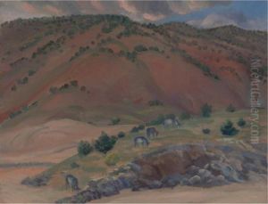 Landscape, Santa Fe by John Sloan