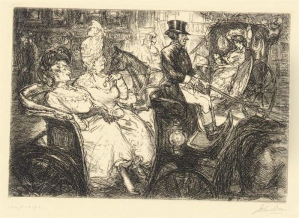 Fifth Avenue Critics, From New York City Life (morse 128) - view 1