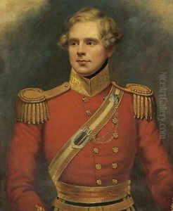 Portrait Of General Sir William Drysdale, Half-Length, In The Uniform Of A Cornet Of The 4th Light Dragoons