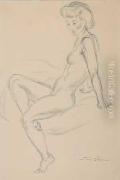 Pensive Figure - view 1