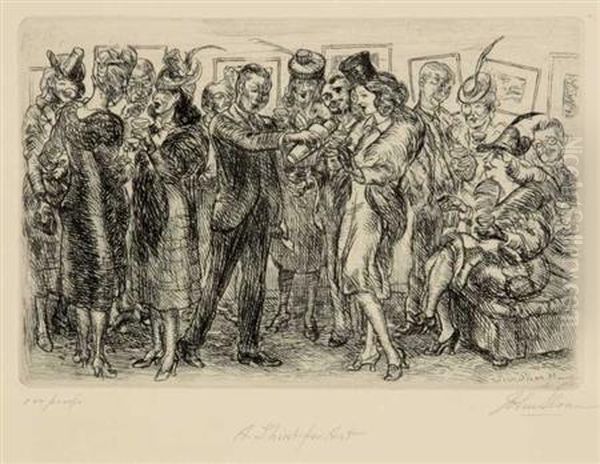 A Thirst For Art Etching - view 1
