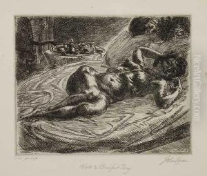 Two Etchings. by John Sloan