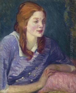 Carol With Red Curls by John Sloan