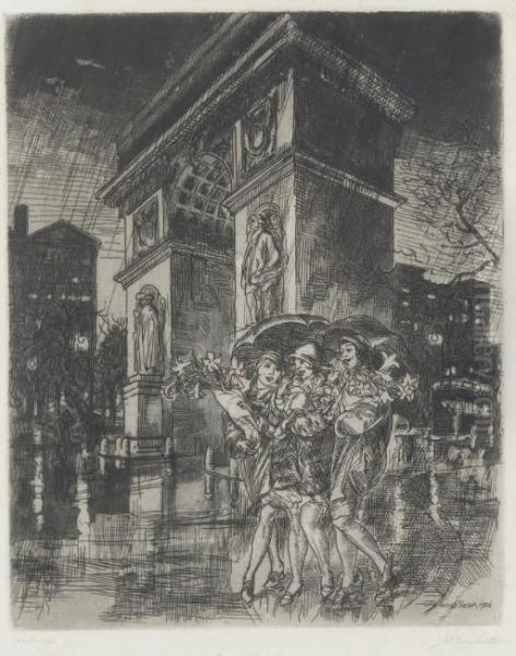 Easter Eve, Washington Square (m. 222) - view 1