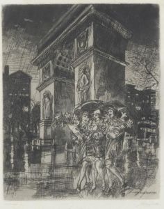 Easter Eve, Washington Square (m. 222) by John Sloan