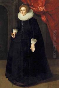 Portrait of Lady Harbord by English School