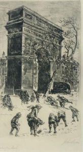 Washington Arch (morse 212) by John Sloan
