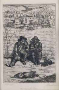 Hombres In The Sun by John Sloan
