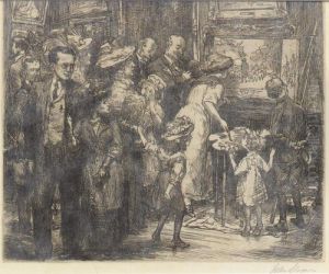 Copyist At The Metropolitan Museum by John Sloan