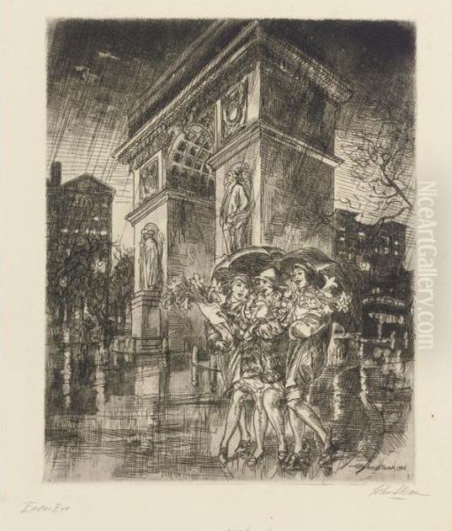 Easter Eve, Washington Square (m. 222) - view 1