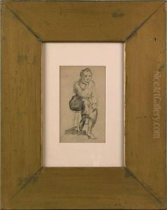 Drawing Of A Woman by John Sloan
