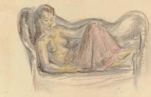 Gold, Rose And Gray by John Sloan