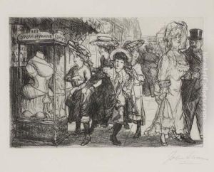 The Show Case by John Sloan