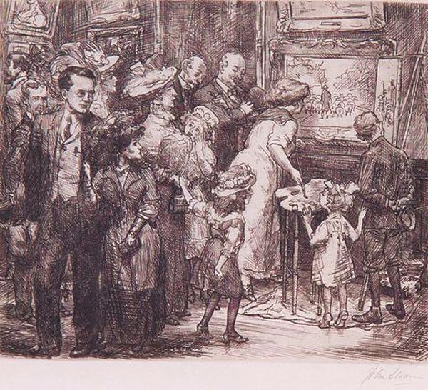 Copyist In The Metropolitan Museum - view 1