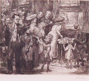 Copyist In The Metropolitan Museum by John Sloan
