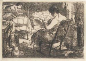 The Women's Page (m. 132) by John Sloan