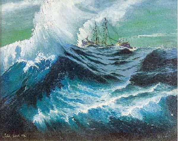 Bateau Dans La Tempete - view 1