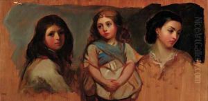 Portrait of three girls