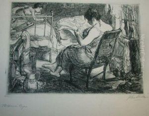 The Woman's Page by John Sloan