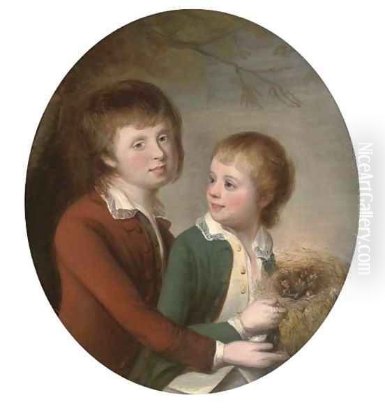 Portrait of two brothers - view 1