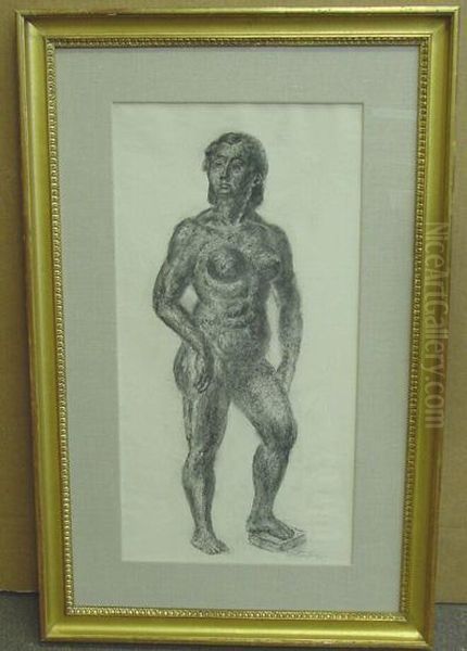 Study For Realization - Nude With Foot On Book - view 1