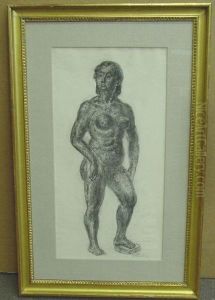 Study For Realization - Nude With Foot On Book